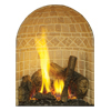 Bed and Breakfast TRV Deluxe - Beauty & Warmth of a Fire Compressed into a Tall Portrait-Style Fireplace 14 Firebuilder Accessory : Travertine