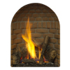 Bed and Breakfast TRV Deluxe - Beauty & Warmth of a Fire Compressed into a Tall Portrait-Style Fireplace 13 Firebuilder Accessory : Beehive Brick
